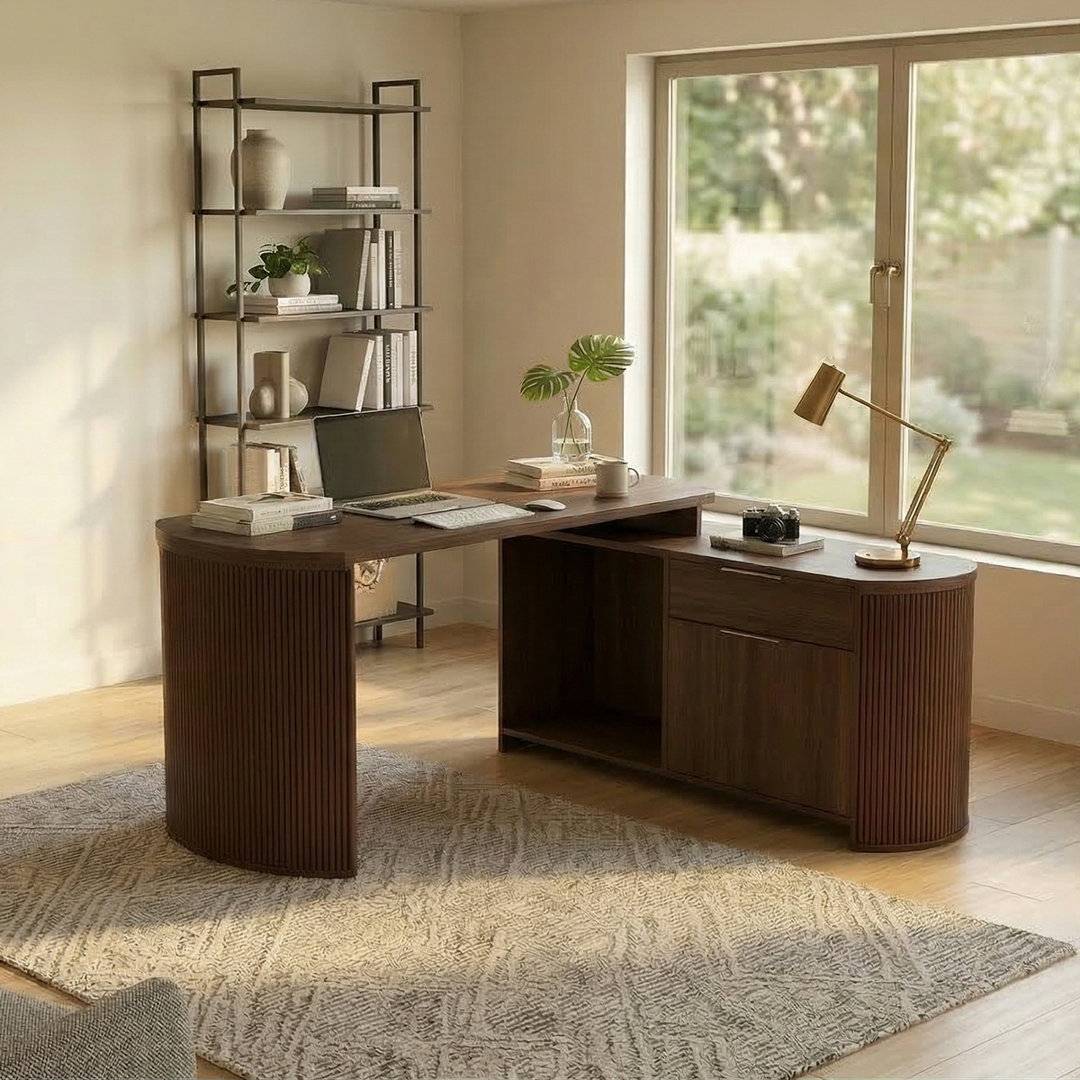 Union Rustic 150 L-Shape Desk Writing Desk