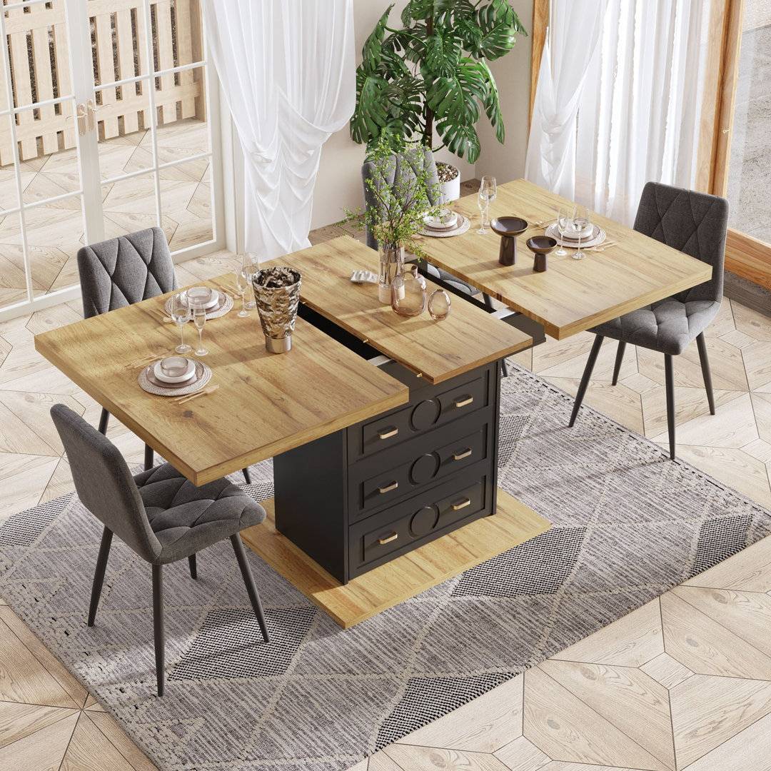 Extendable Natural Dining Table