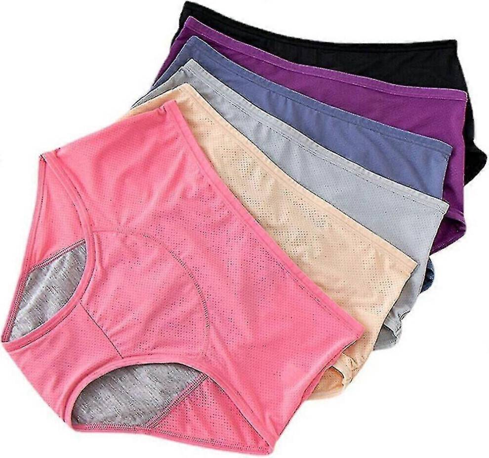 Leakproof Incontinence Protective Pants - Red
