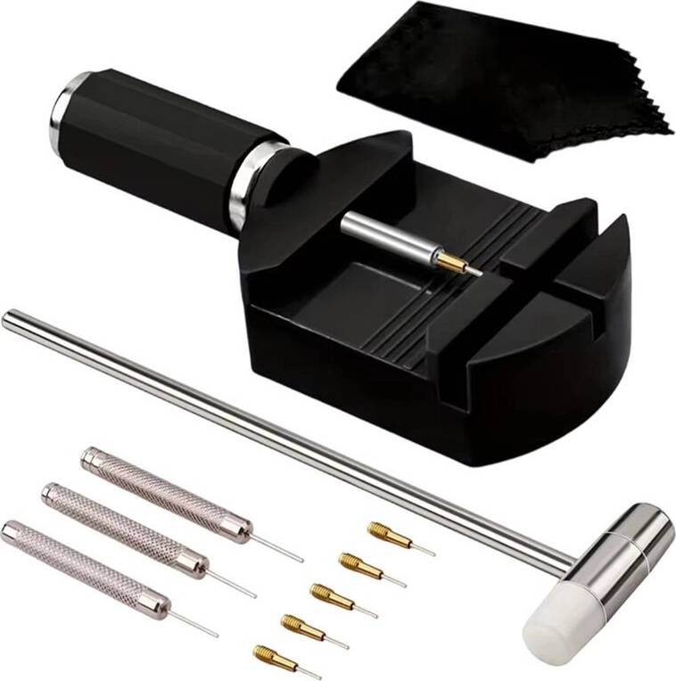 Kepptory 11Pcs Strap Chain Pin Remover Repair Tool Kit
