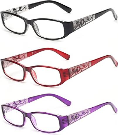 Reading Glasses Spring Hinge 3 Pack
