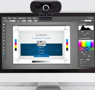 Webcam wide 2K Webcam For PC HD 170° Wide Angle USB Computer Camera