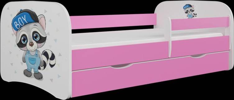 Kocot Kids Barnsäng Babydreams Rosa Racoon