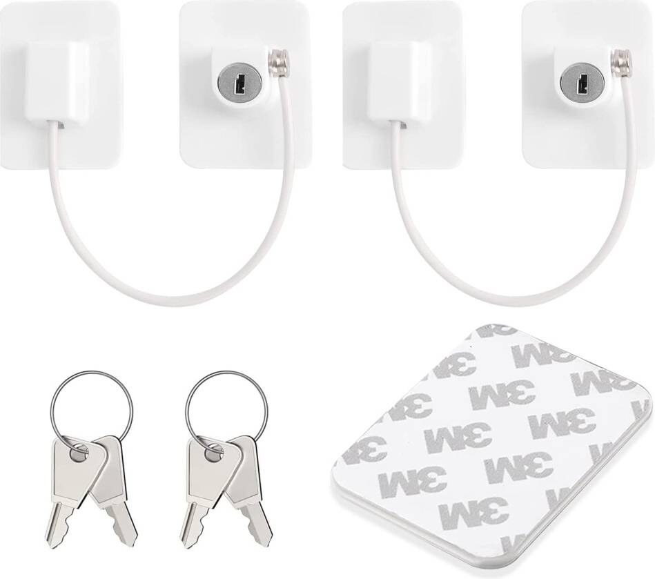 Upvc window locks 2 Pack UPVC Child Baby Window Restrictor Locks