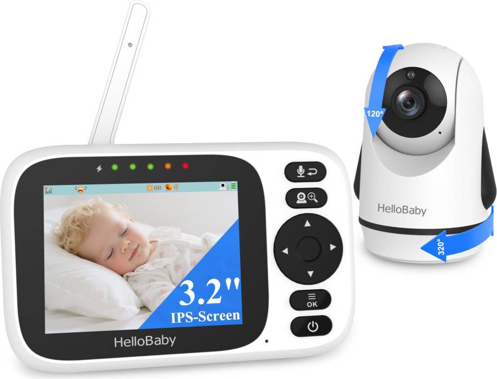 HelloBaby Baby Monitor with Camera