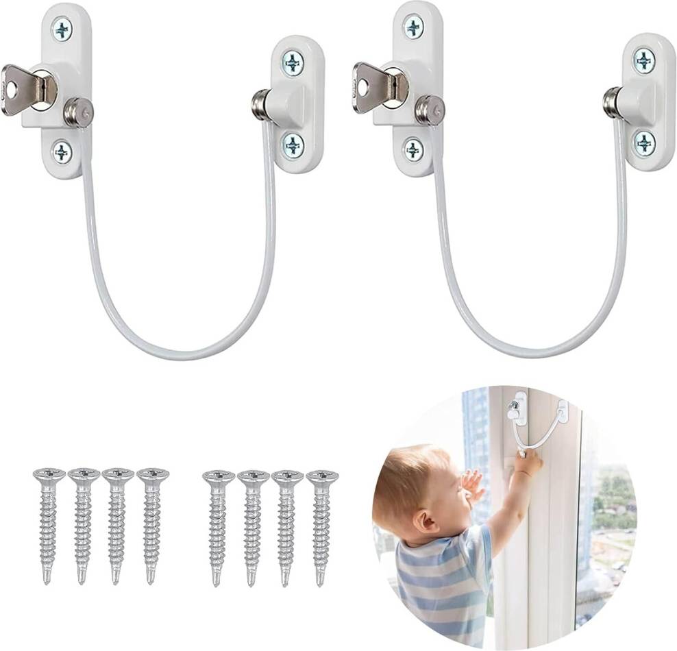 Upvc window locks Professional UPVC Window Restrictor Locks 2Pcs