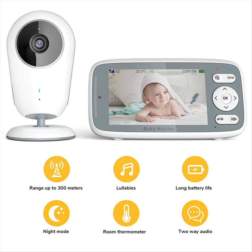 Exogio 4 Inch Video Baby Monitor Camera