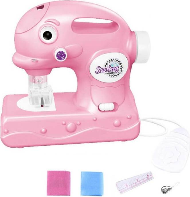 Kids Sewing Machine Toy with Pre-Threaded Box