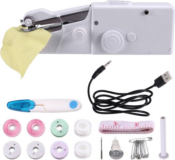 Sewing kit Tlily Portable Manual Micro-Home USB Electric Sewing Machine Kit
