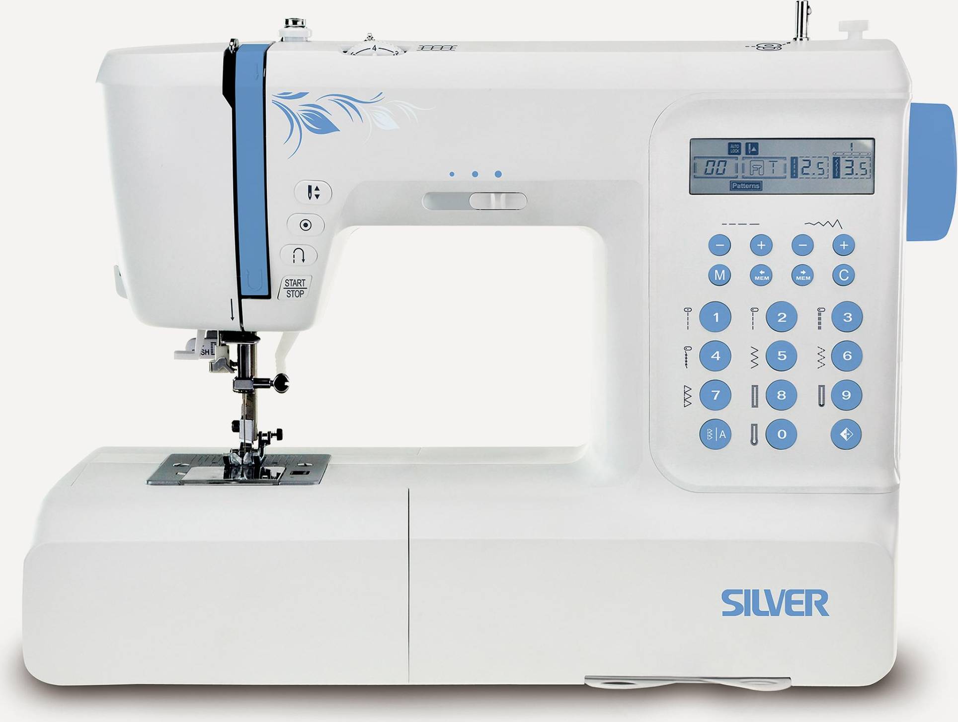 Silver 197 Stitch Computerised Sewing Machine