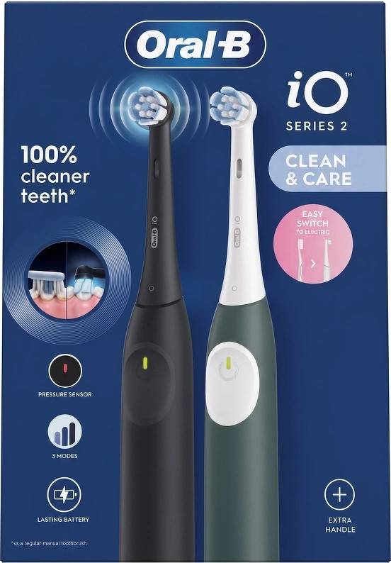 Oral b io2 Oral-B iO2 Duo Sort Green