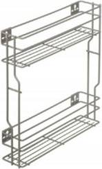 Rejs Pull Out Kitchen Basket Storage Variant Multi Soft Close Silver