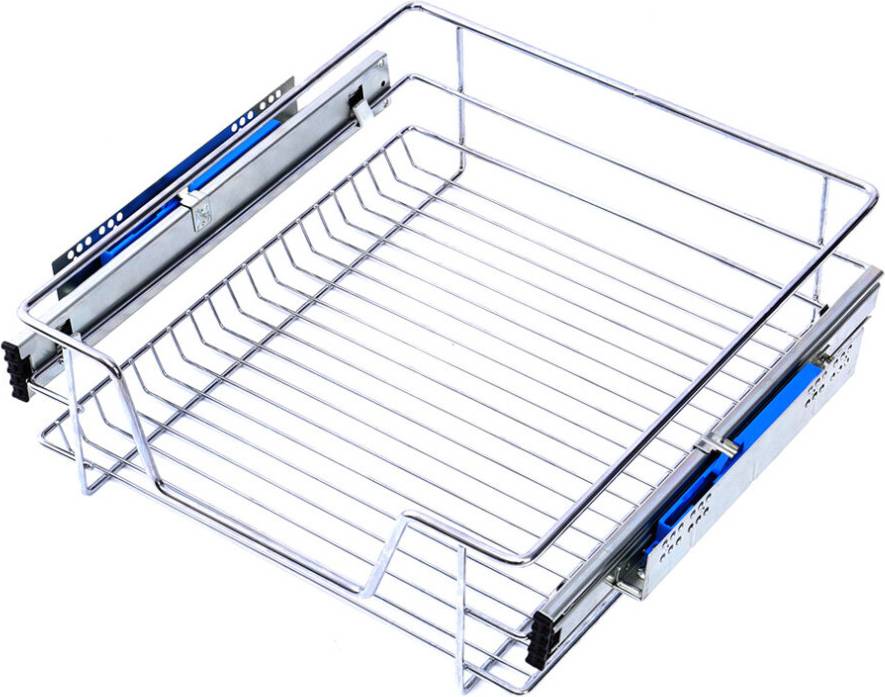 Living and Home Kitchen Pull Out Wire Baskets Base Storage Unit