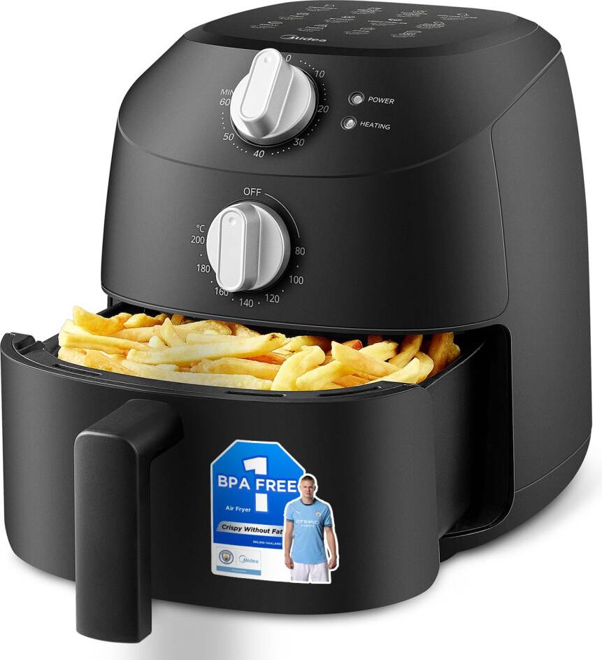 Compact air fryer Midea Compact 2L Air Fryer Adjustable Timer