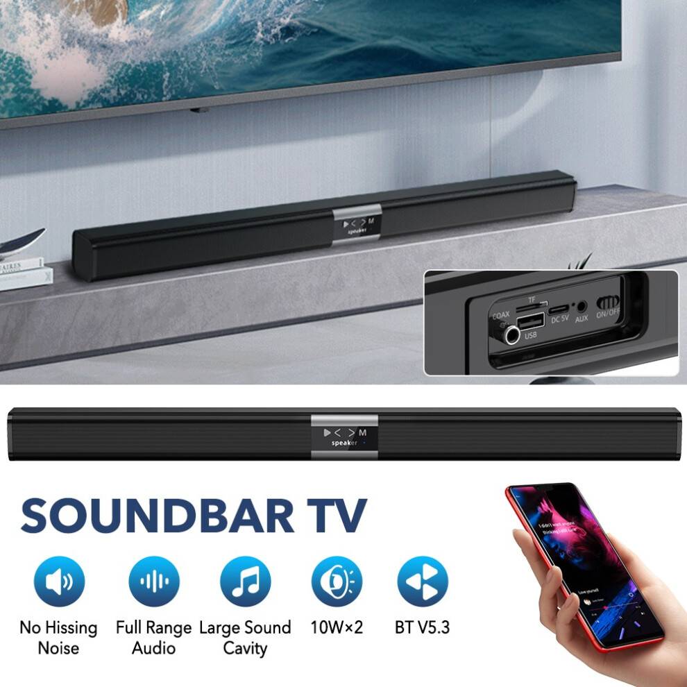 3D Stereo Surround Sound Bar Bluetooth System