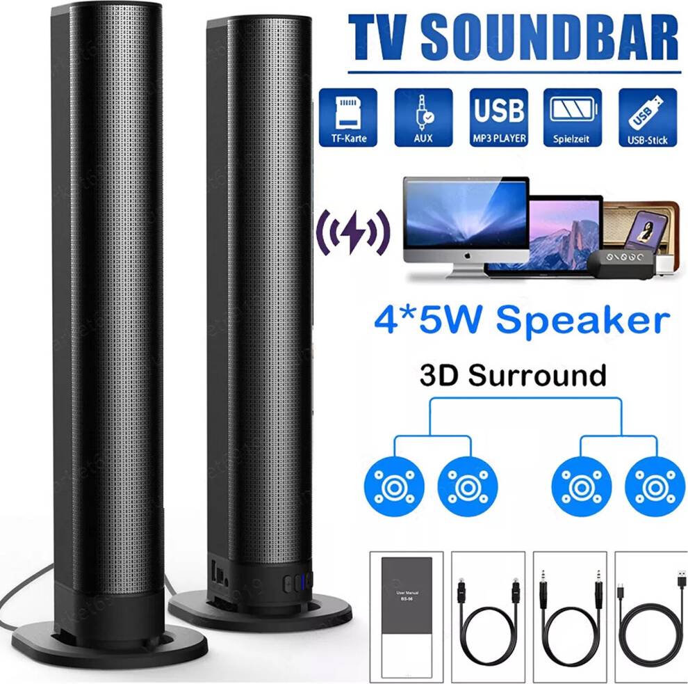 Home surround sound Surround Sound Bar 4 Speaker System