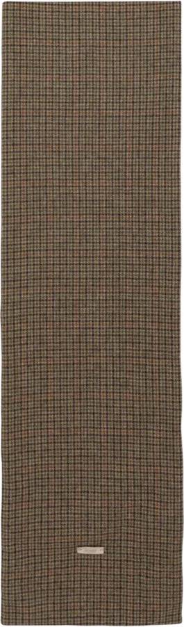 Autry Quilted Check Scarf - Brun