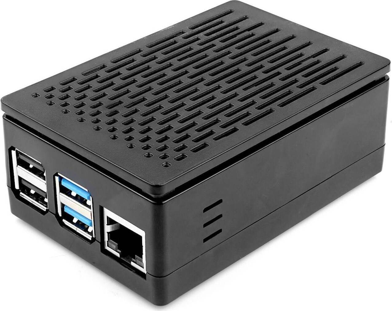 BerryBase ABS Gehäuse Für Raspberry Pi 4 Mit Lüfter