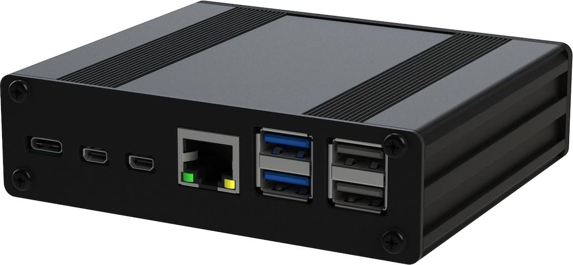 Pi 5 Raspberry Pi 5 Multicomp Pro Skal Svart