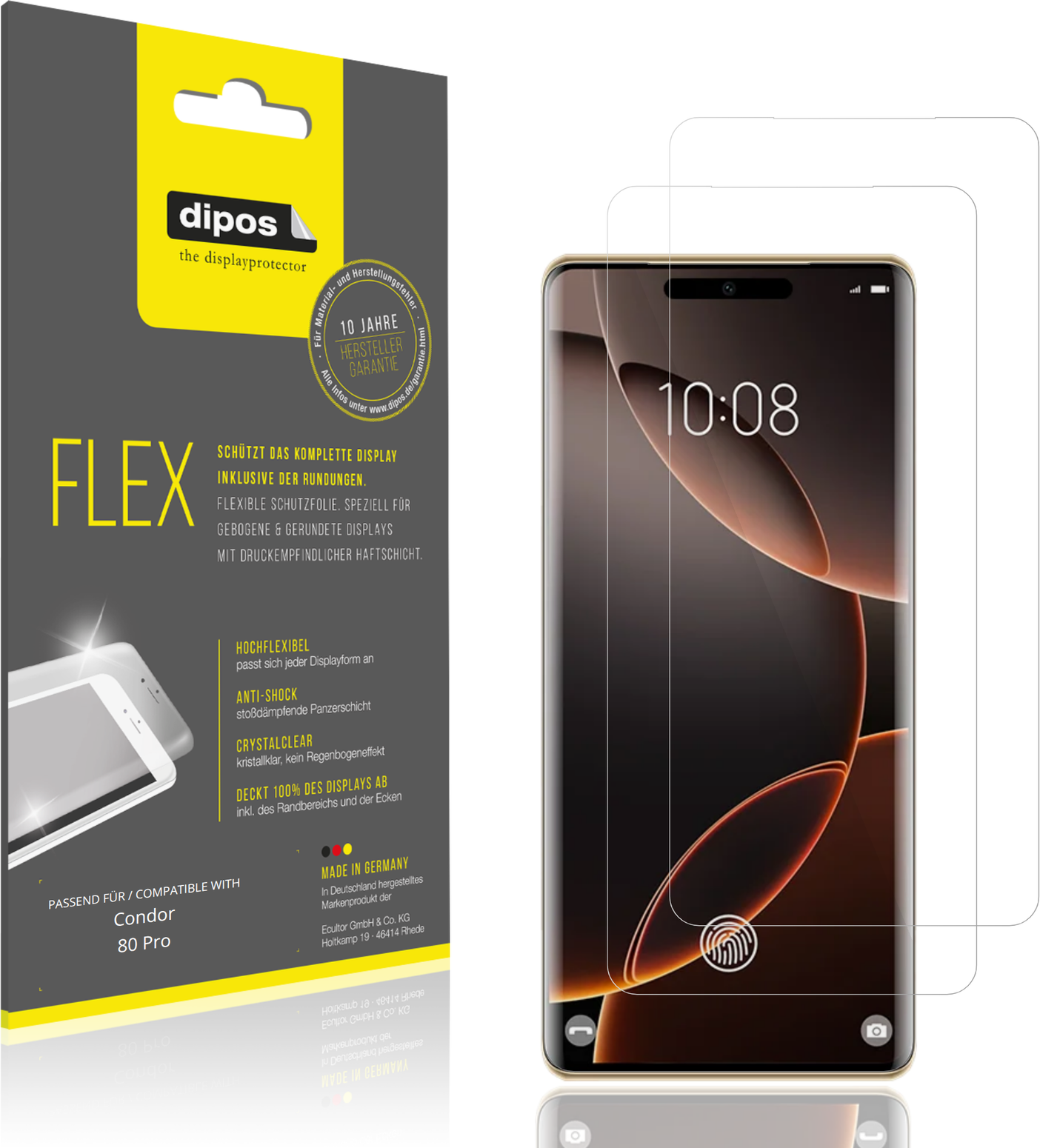 Dipos Screen Protector For Condor 80 Pro