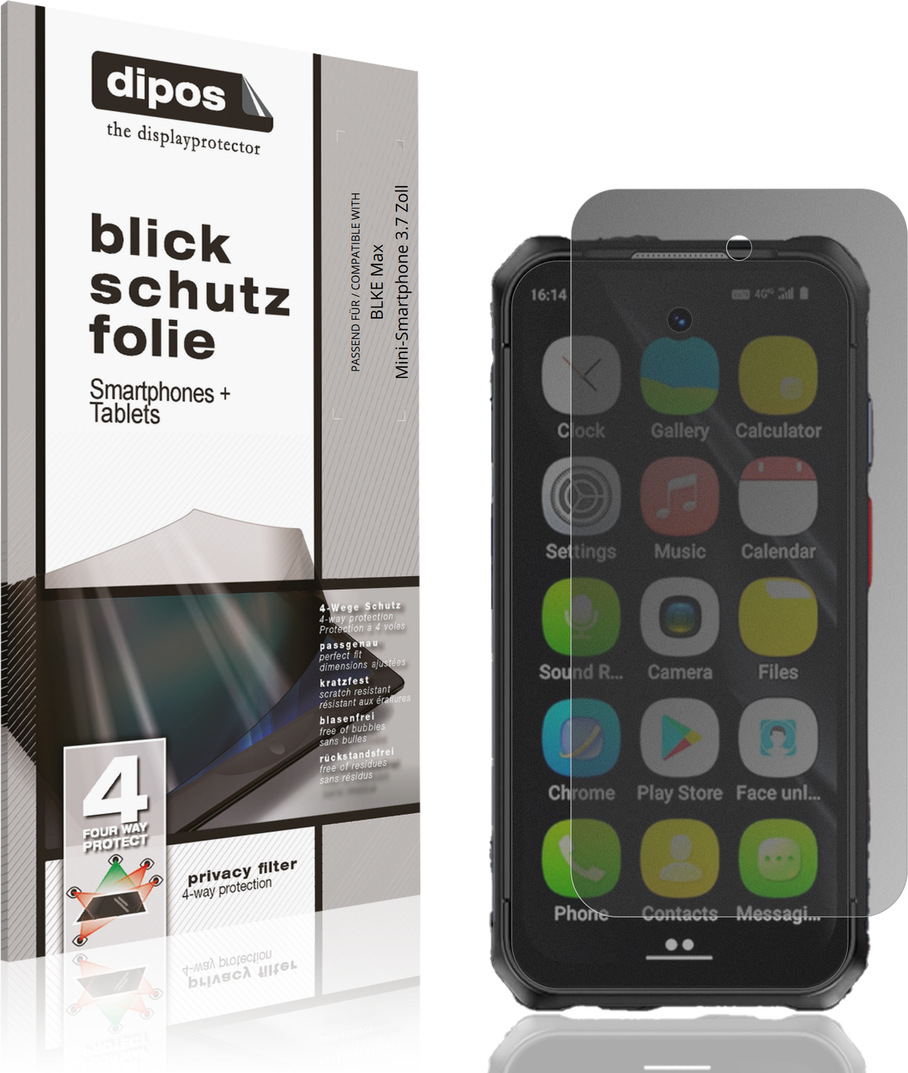 Dipos Screen Protector For Blke Max Mini Smartphone