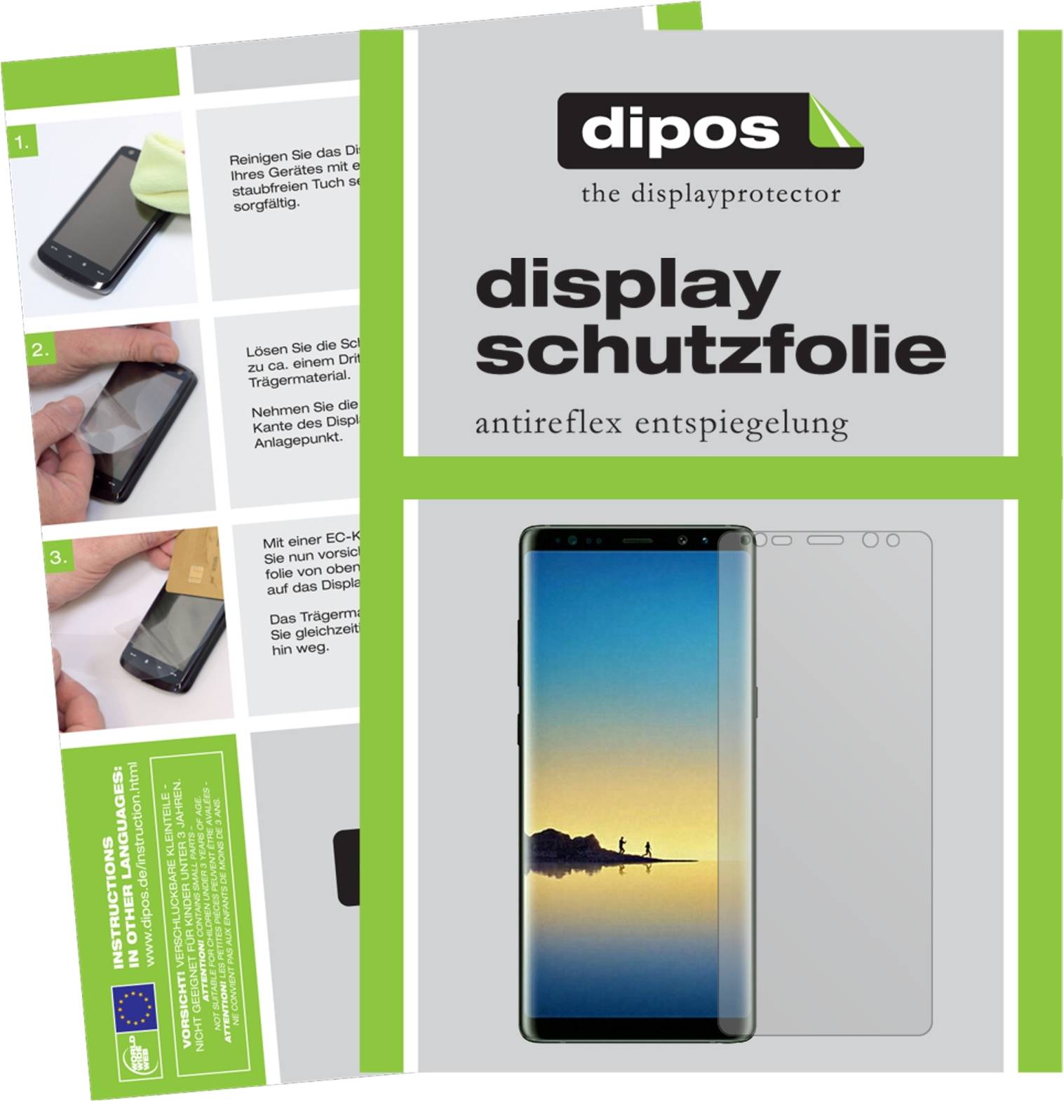 Dipos Screen Protector For Samsung Galaxy Note 8