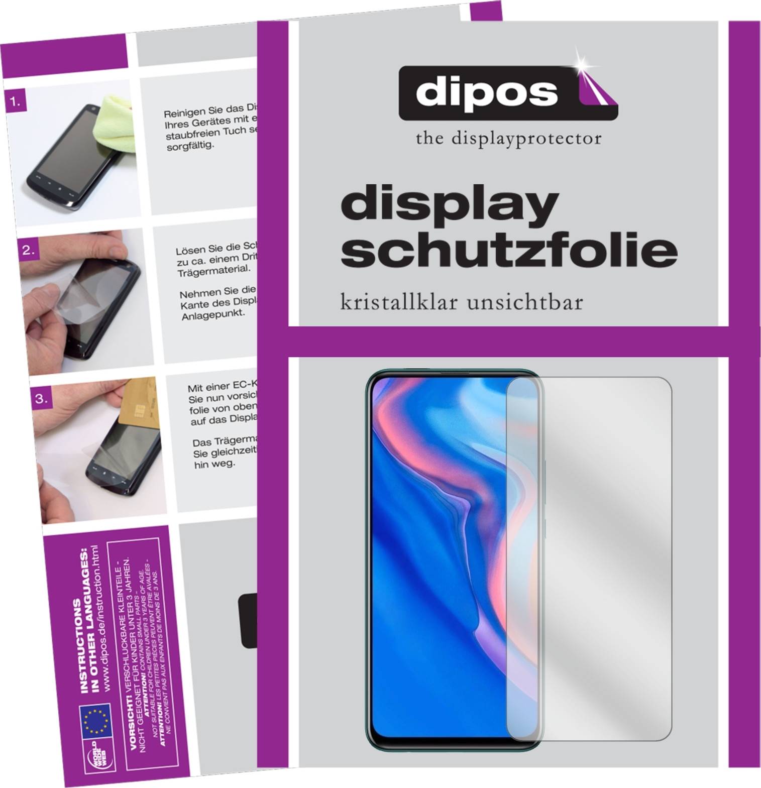 Dipos 3+3x Screen Protector For Huawei P Smart Pro 2020