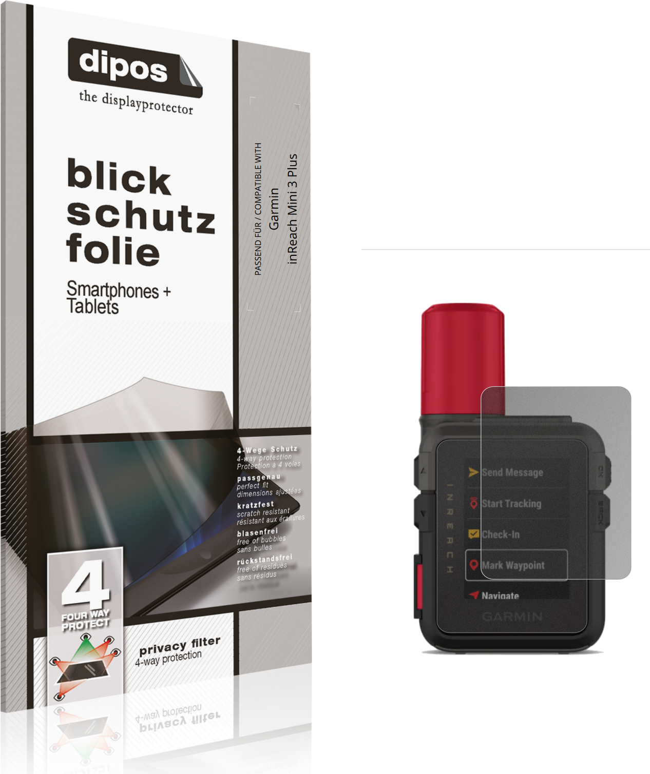 Dipos Screen Protector For Garmin Inreach Mini 3 Plus