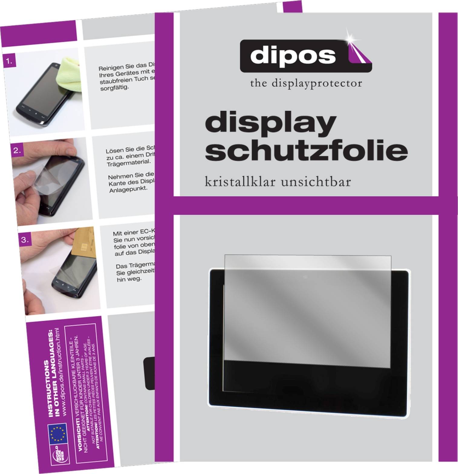 Dipos Screen Protector For 2.7 Inch Wide