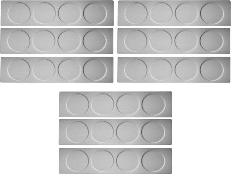 Typecat Magnetic Spice Jars Rack Wall Plate