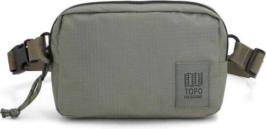 Topo Designs Ripstop Belt Bag - Black/Grid