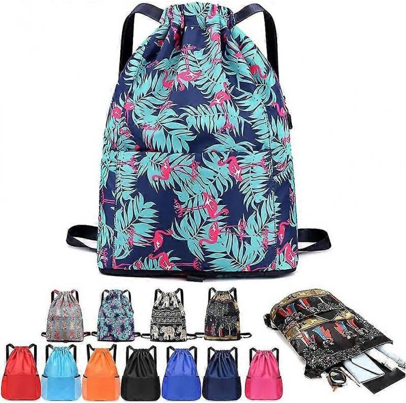 Lilyasion Drawstring Foldable Large Capacity Backpack