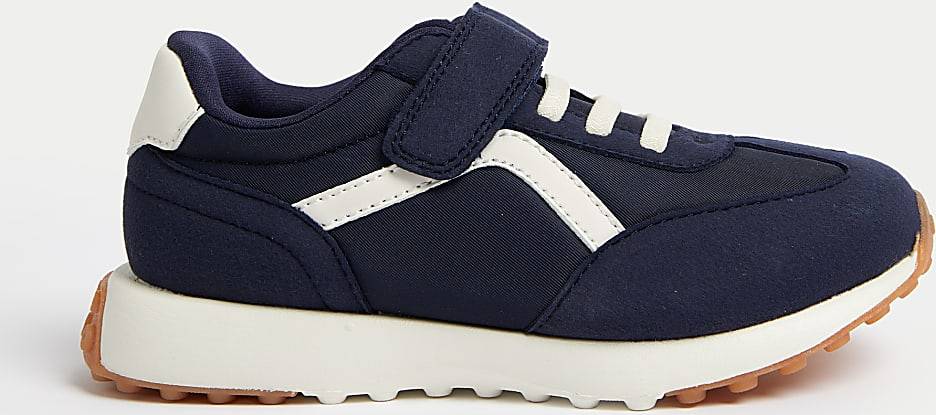 Kids Colour Block Riptape Trainers