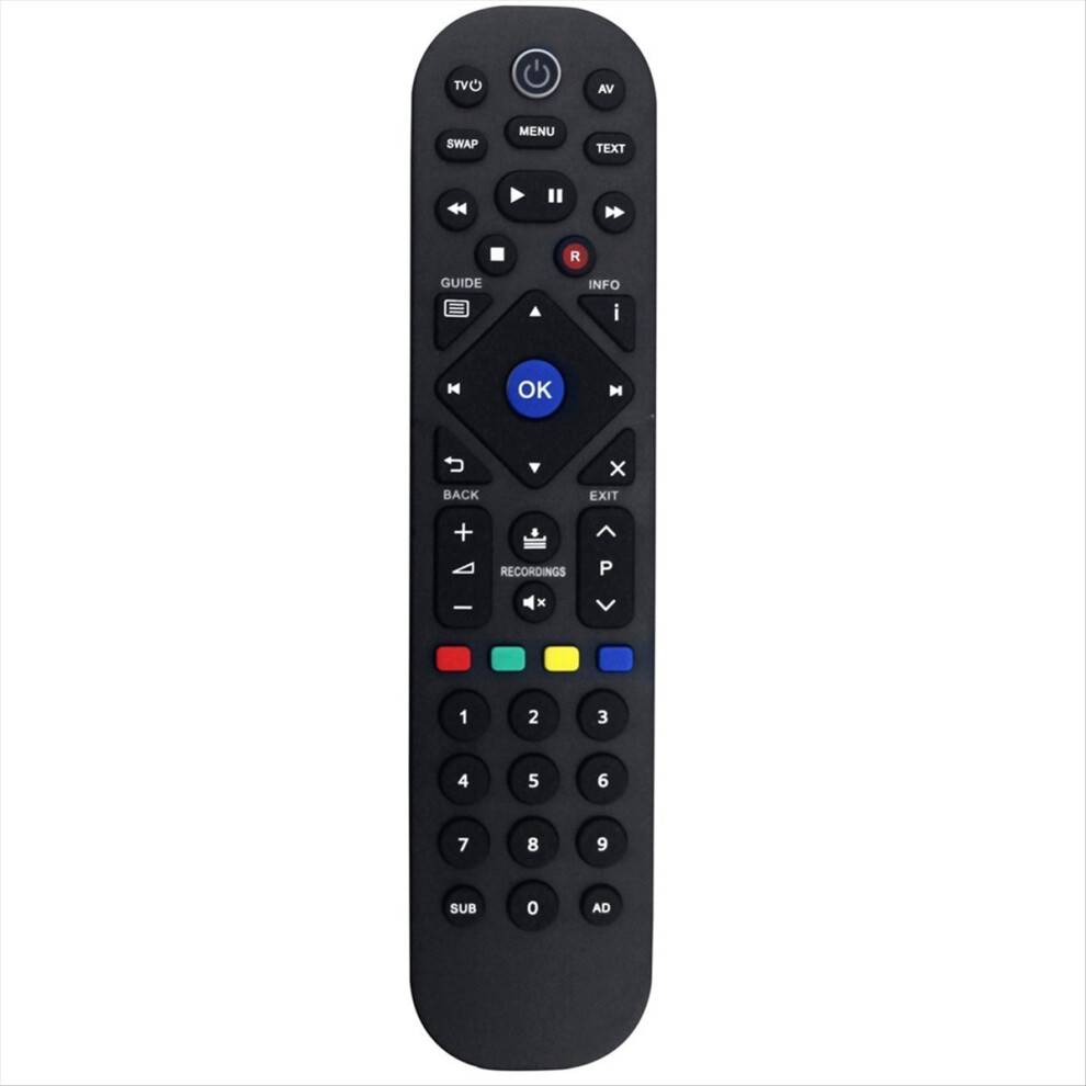 Freeview recorder T2-R Remote Control for Manhattan Freeview HD Recorder