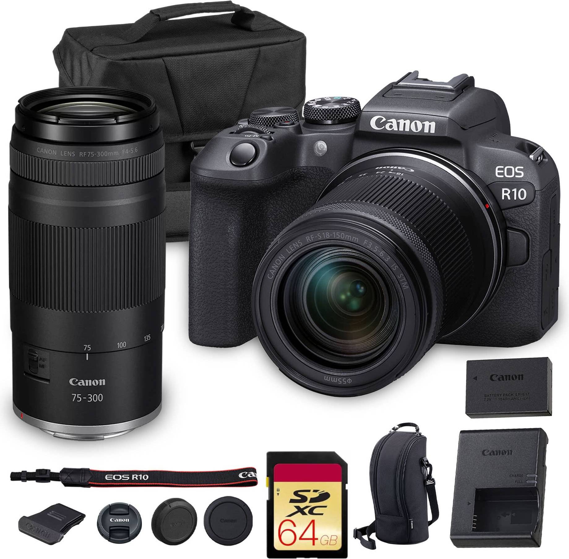 Canon eos r10 Canon EOS R10 APS-C Mirrorless Camera Body Only
