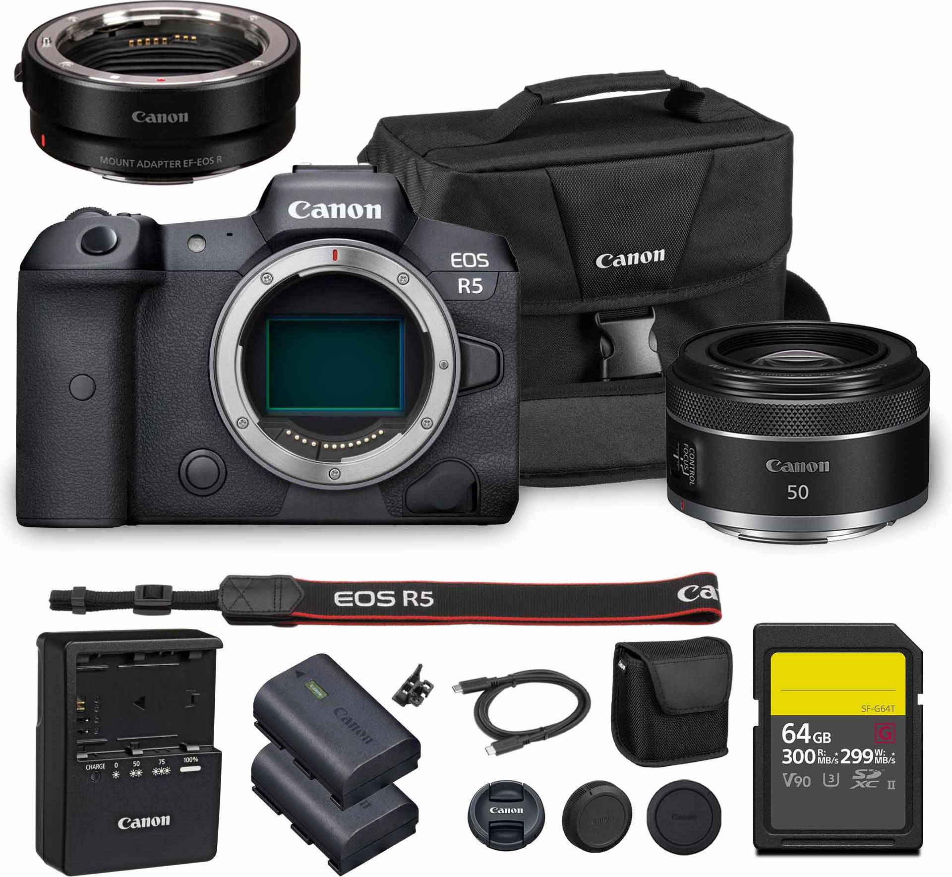 Canon r5 mirrorless Canon EOS R5 Full Frame Mirrorless Camera - Body Only