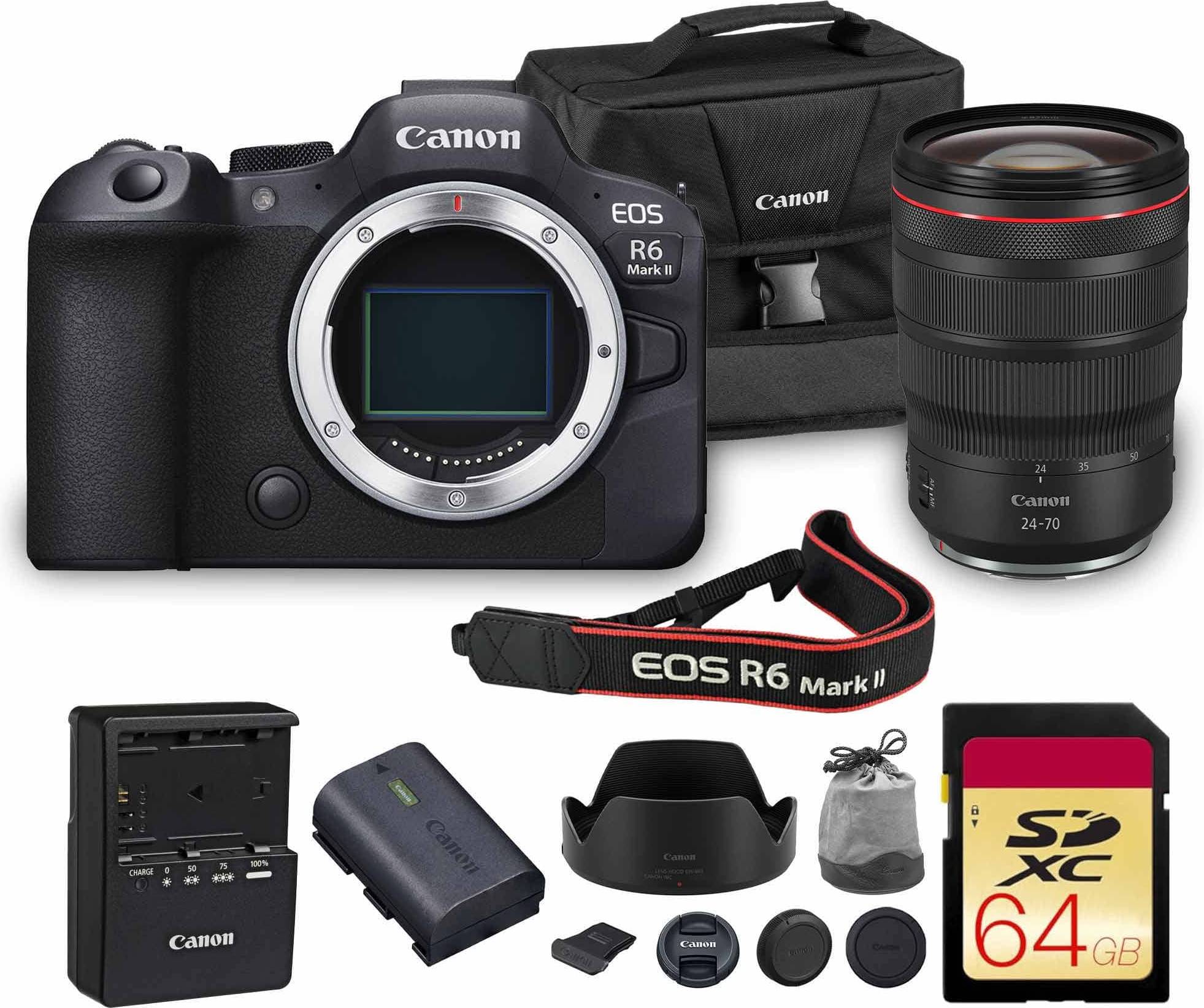 Canon r6 2 camera Canon EOS R6 Mark II Full-Frame Mirrorless Camera - 24.2 MP - Canon RF Mount