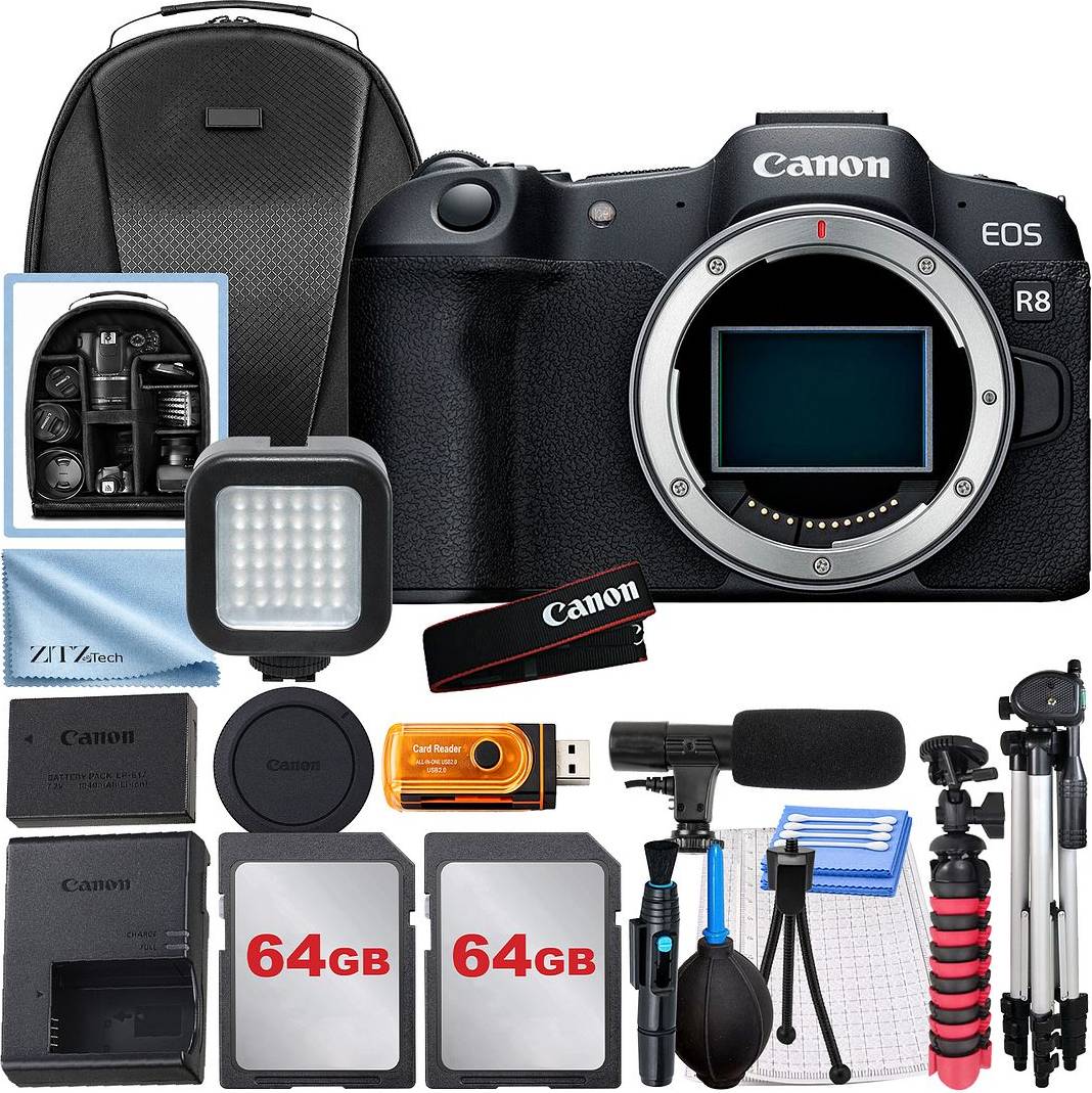 Eos r8 Canon EOS R8 Mirrorless Camera Body Only - Black