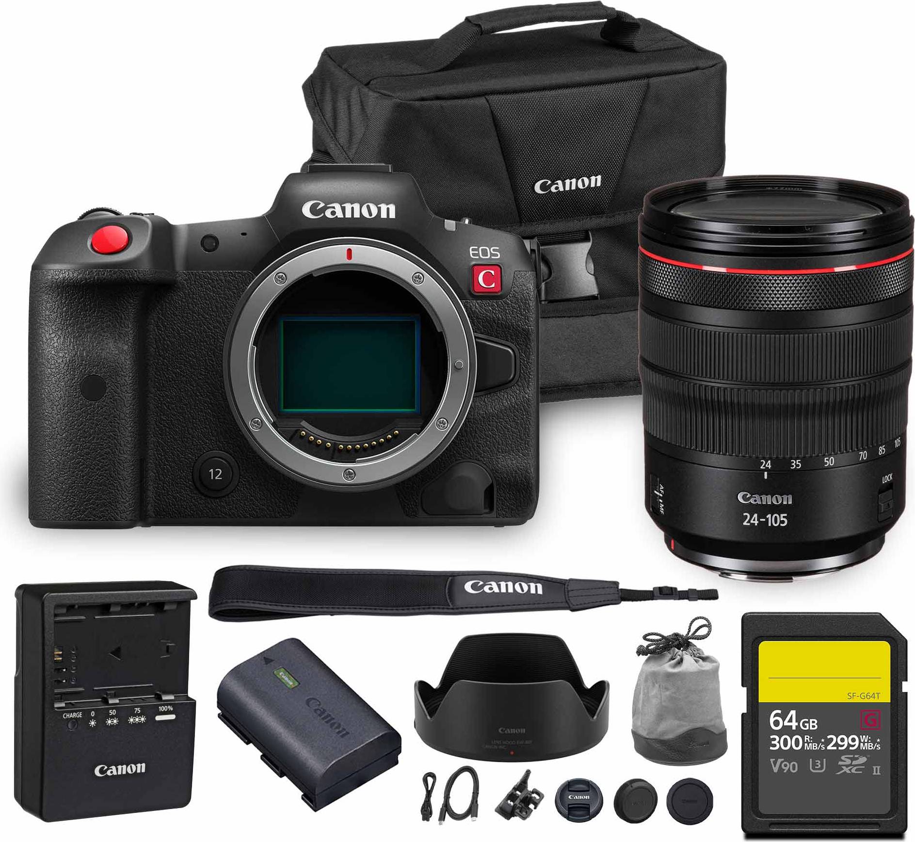 Canon r5 Canon EOS R5 C Mirrorless Cinema Camera 45MP