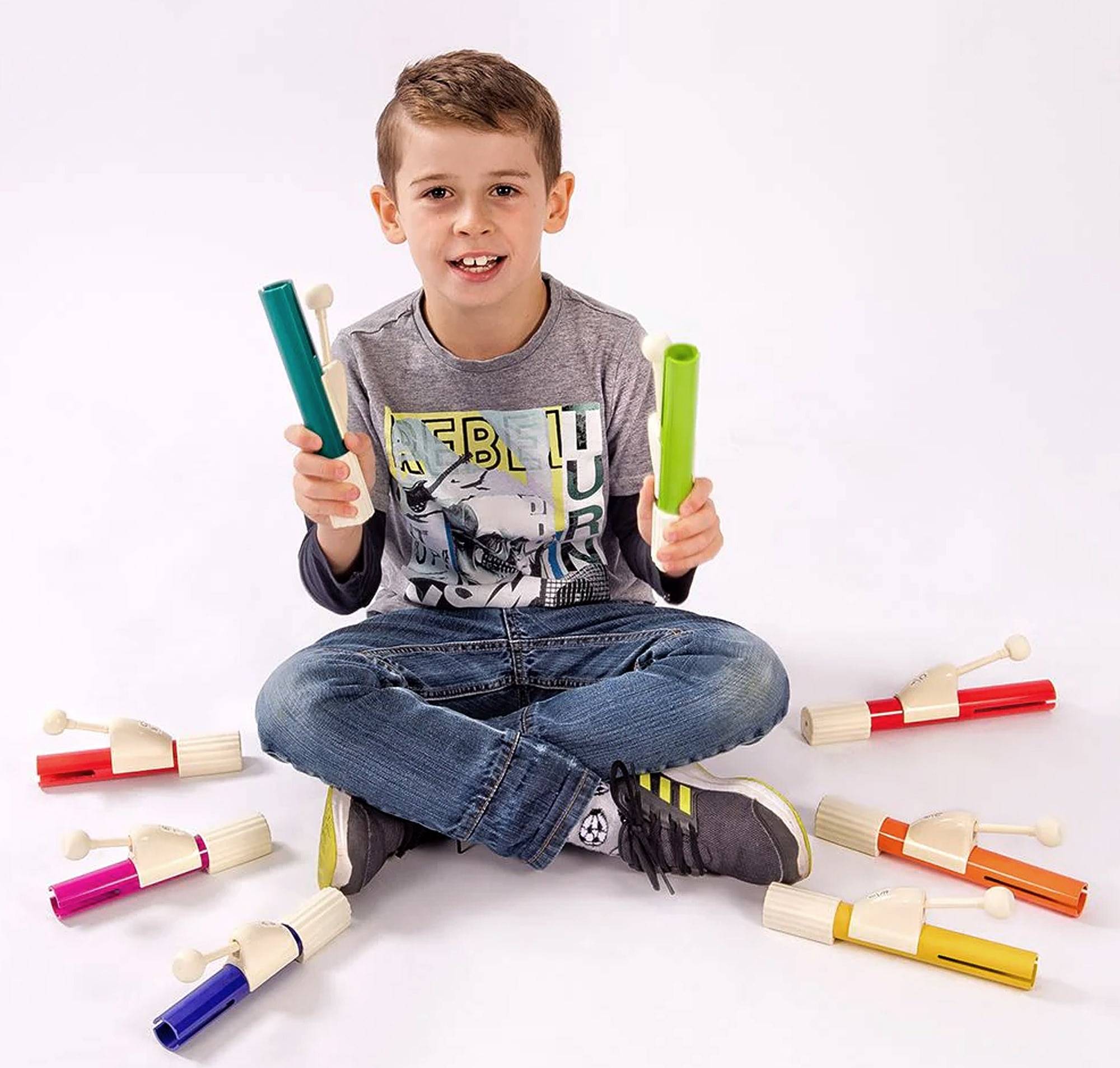 BoomWhackers 8-Note Percussion Tube Set