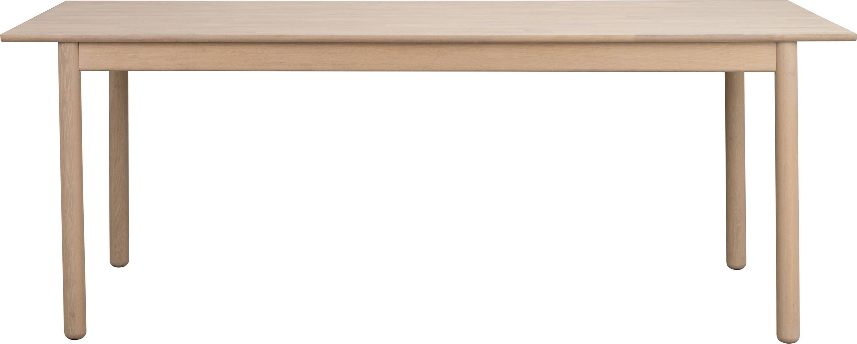 Tavolo Da Pranzo In Rovere Massiccio 90x205 Cm