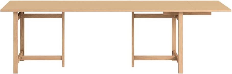 Moebe Rectangular Dining Table 220x90 With Extension Muted Peach Dining Table