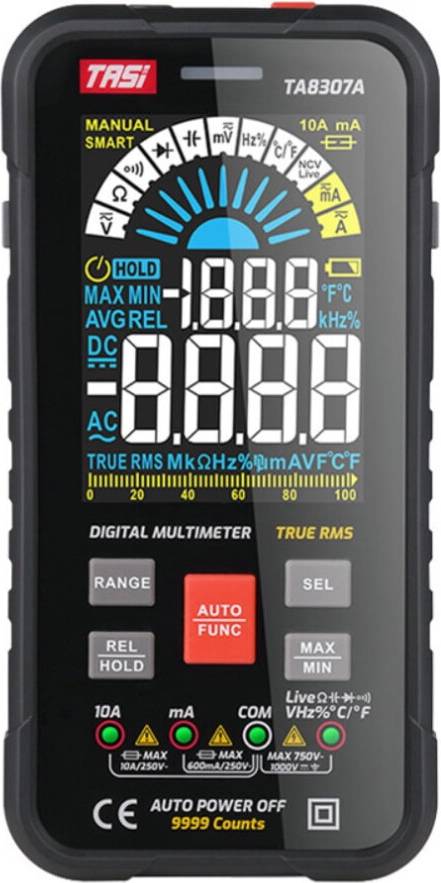 KM601 Digital Multimeter with True RMS Backlight