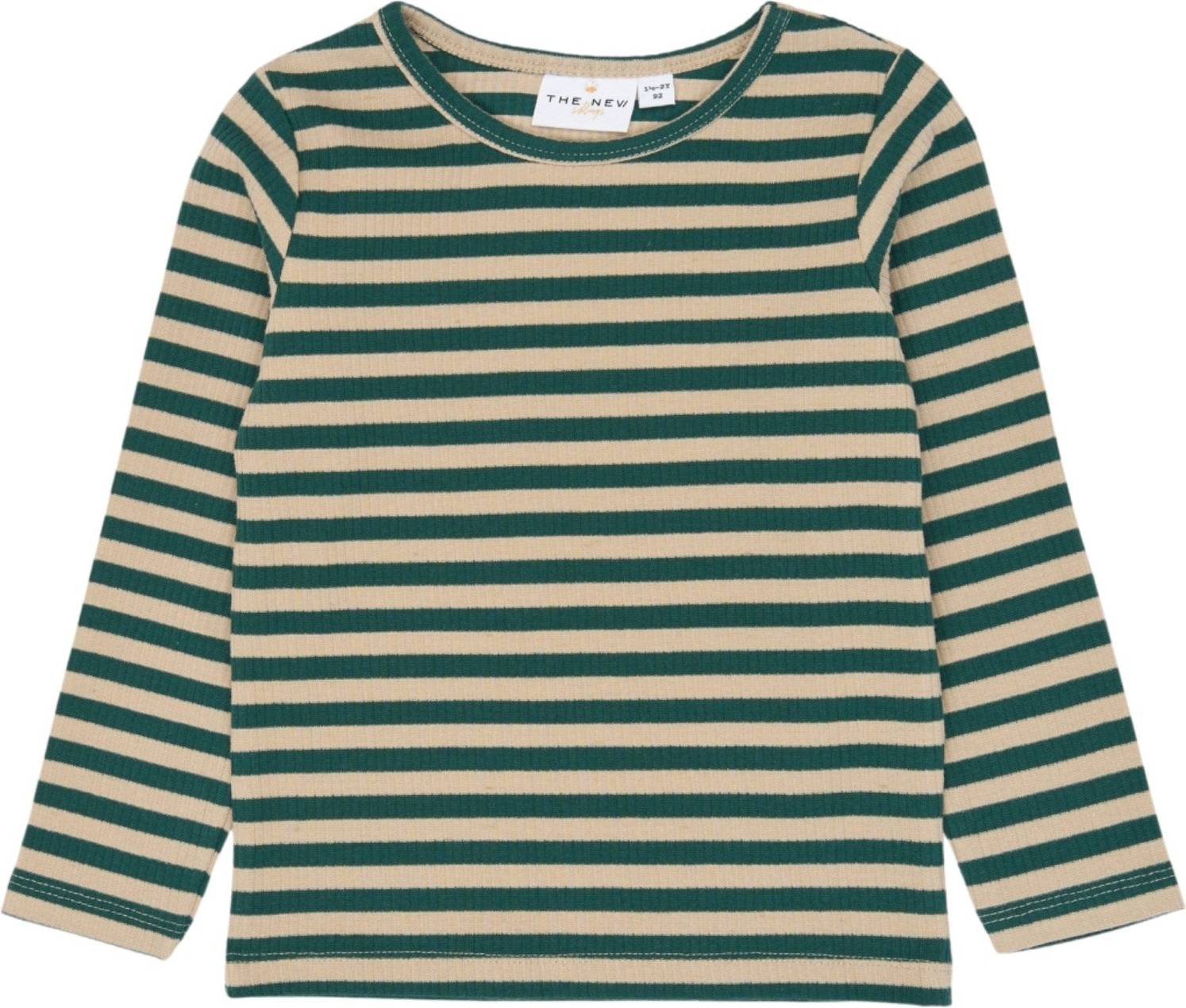 The New June Bug Striped Tnstfro LS Rib Tee - Str 98