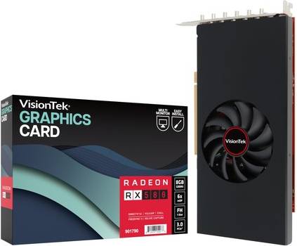 Amd graphic cards Visiontek Amd Radeon Rx 580 8GB Graphic Card