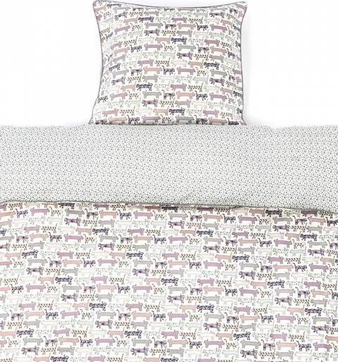 Sengesett Smallstuff Sengesett 100x140 Rosa Katt