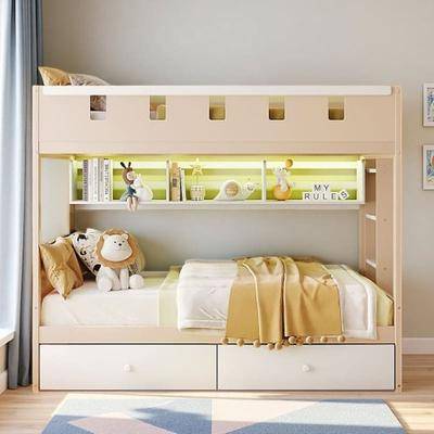 Led beds Castle Loft Bed with LED Light