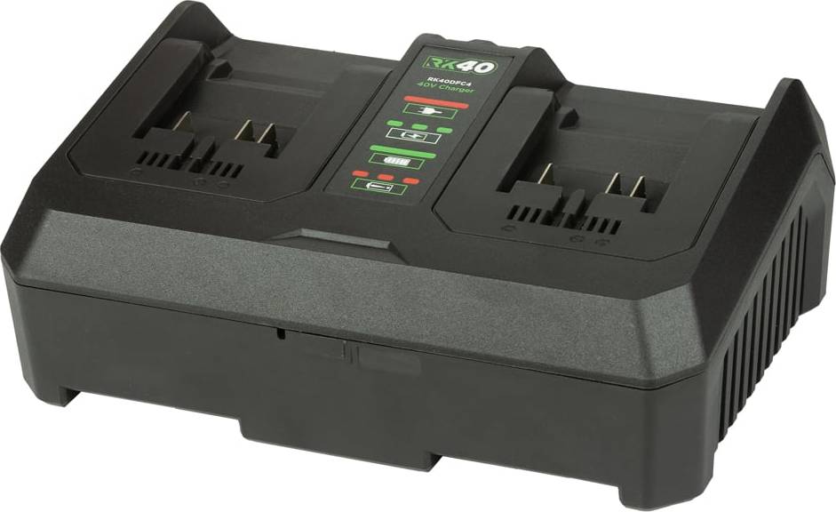 Double charger RIKA Rikä RK40 40V Double 4.0Ah Battery Fast Charger