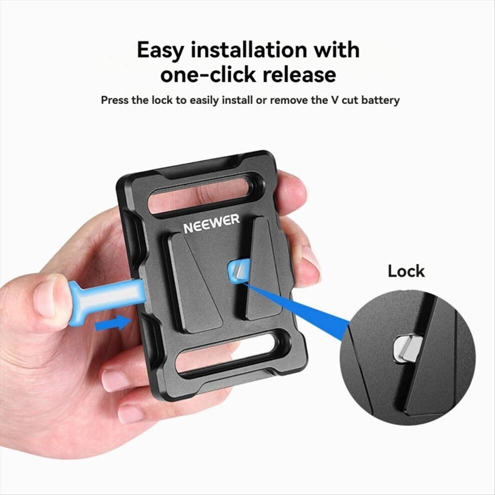 Mini 4 battery Saudism Mini V Mount Battery Plate 1/4 Inch Thread