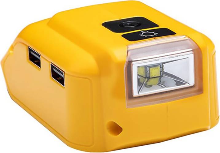 Dewalt led USB Battery Adapter Dual USB Fast Charging